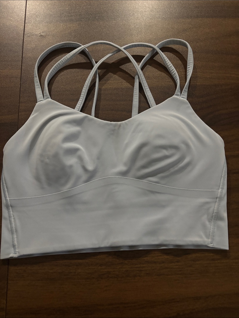 Lululemon Light blue Strappy Longline Bralette - Women Intimates